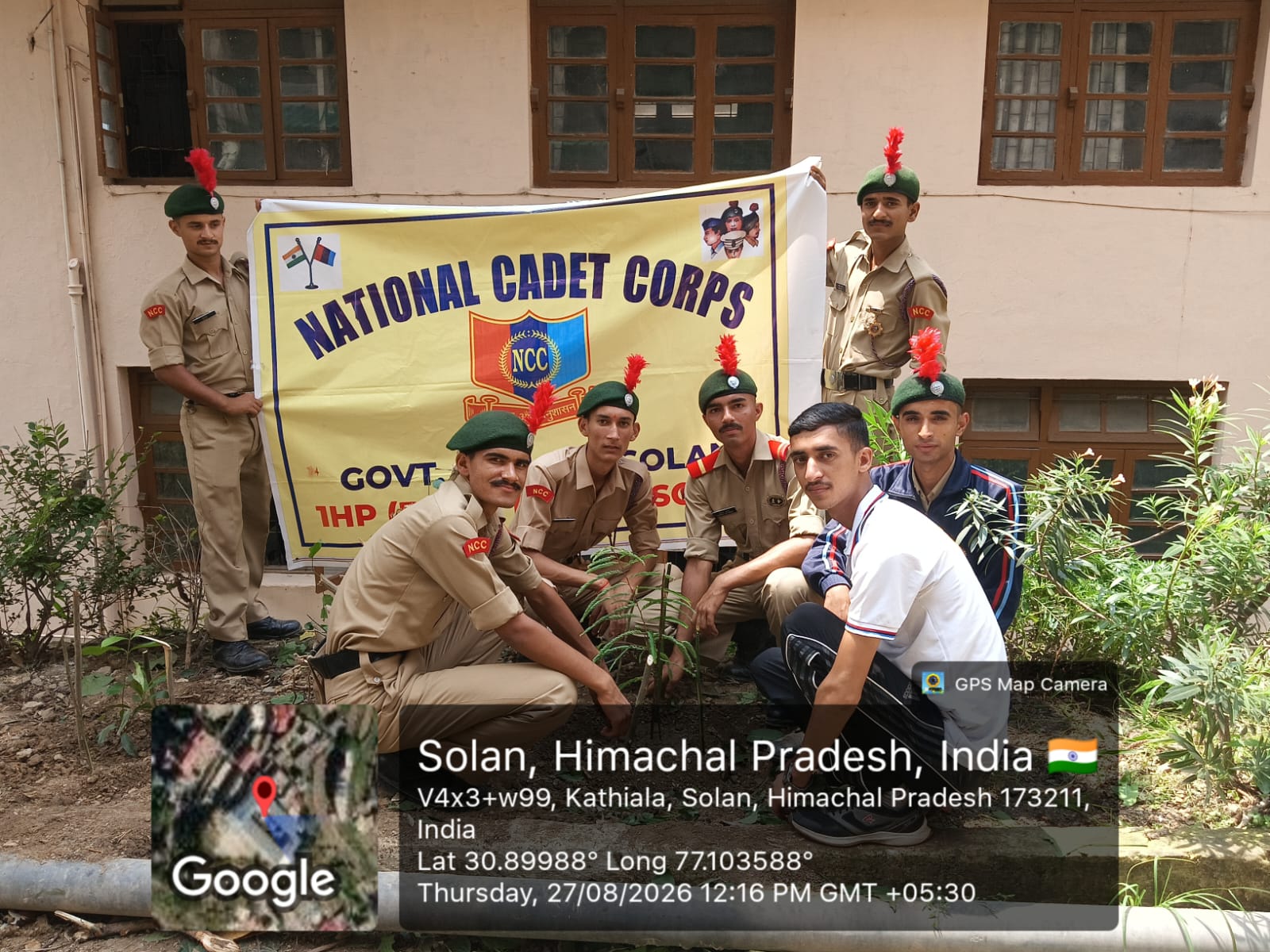 “Ek Ped Maa Ke Naam”: NCC Cadets Plant Trees for a Greener Future
